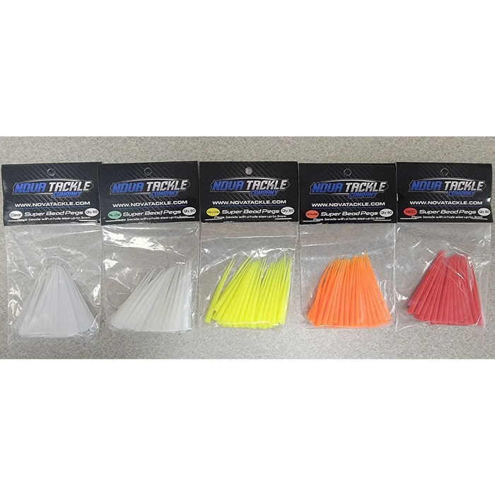 Nova Tackle Company Super Bead Pegs - 50 pack