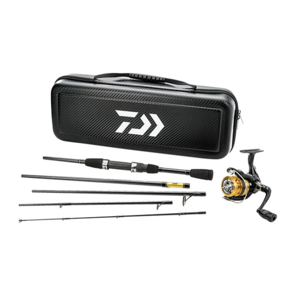 Daiwa Carbon Case Travel Pack Spinning Combo