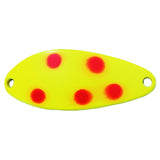 Acme Little Cleo Casting Spoon - Chartreuse Fl Orange dots