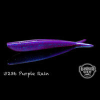 Purple Rain Lunker City Fin-S Fish 4" Minnow