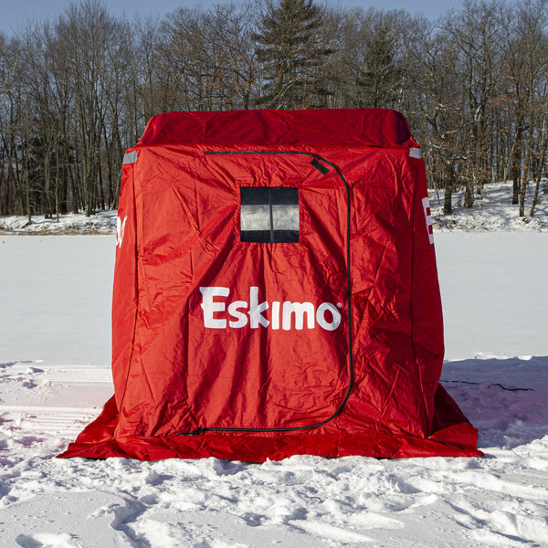 42350 Eskimo WIDE 1 XR Thermal Sled Shelter Bundle Travel Cover
