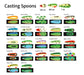 MOONSHINE SPOONS COLOUR CHART