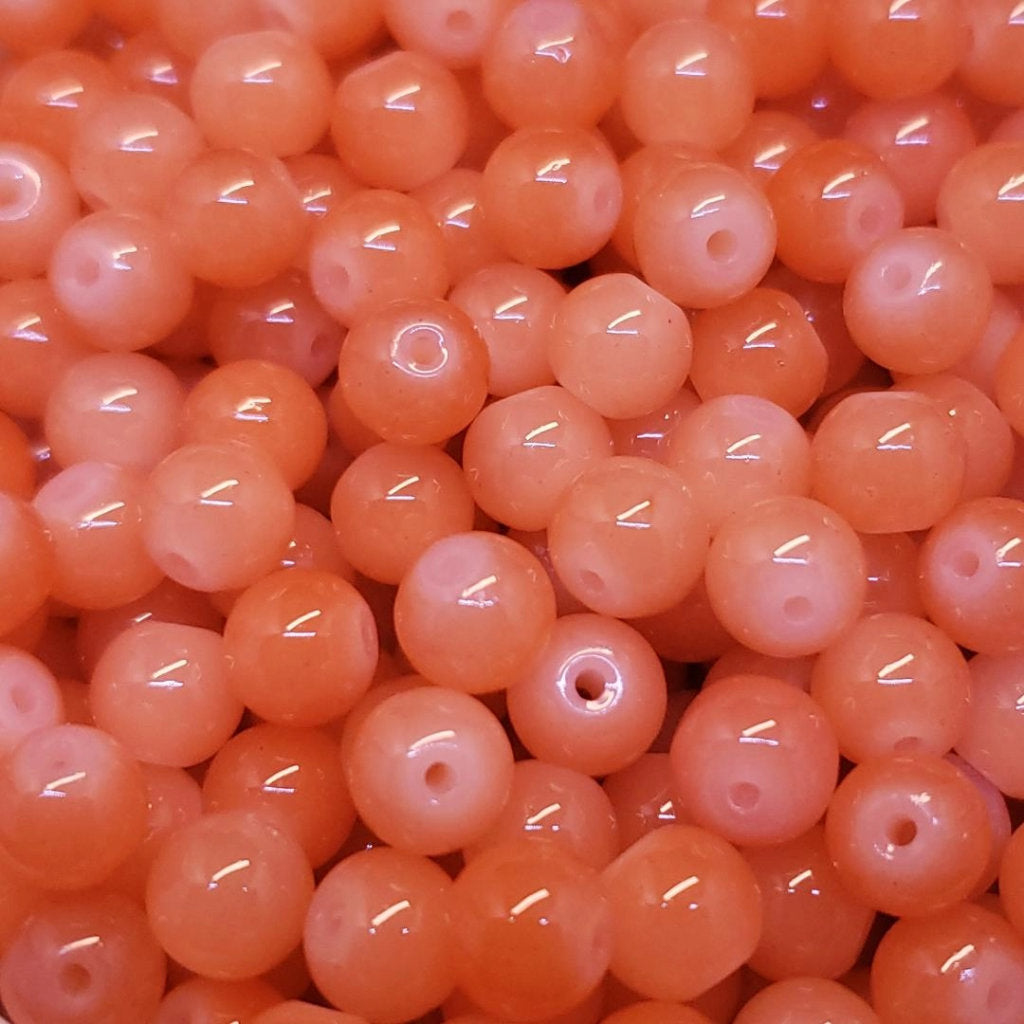 Creek Candy Bead Co. Glass Beads (6mm) 6mm / Natural Honey