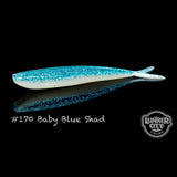 Baby Blue Shad Lunker City Fin-S Fish 4" Minnow