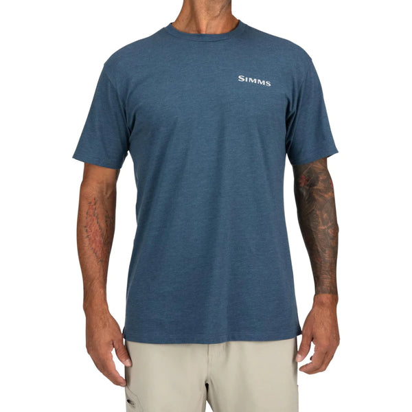 Simms Bass Outline T-Shirt  Natural Sports – Natural Sports - The Fishing  Store
