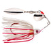 Bleeding White Strike King Bleeding Bait Mini-King Spinnerbait