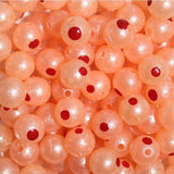 TroutBeads Blood Dot Eggs - Peach Roe