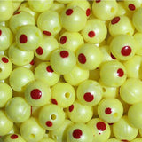 TroutBeads Blood Dot Eggs - Chartreuse Pearl