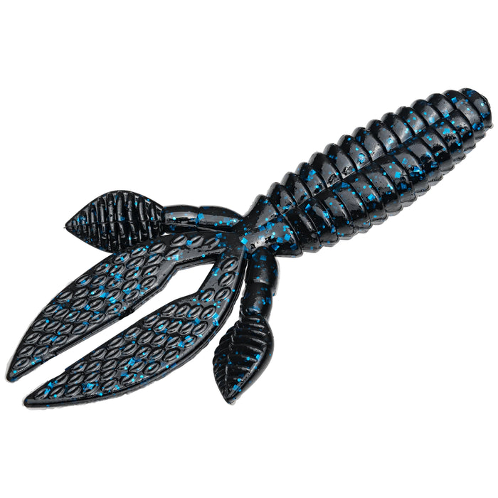 Black Blue Flake Strike King KVD Perfect Plastics Rodent Creature Bait
