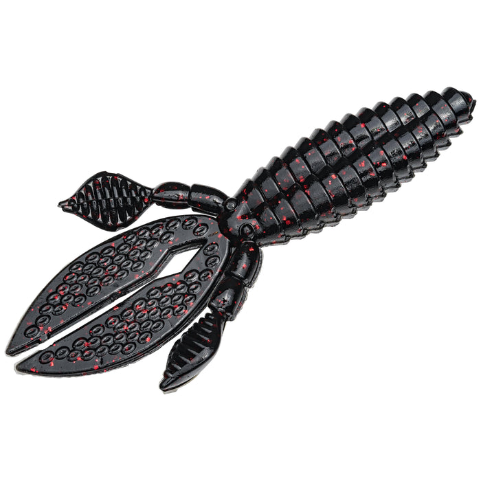 Black Neon Strike King KVD Perfect Plastics Rodent Creature Bait