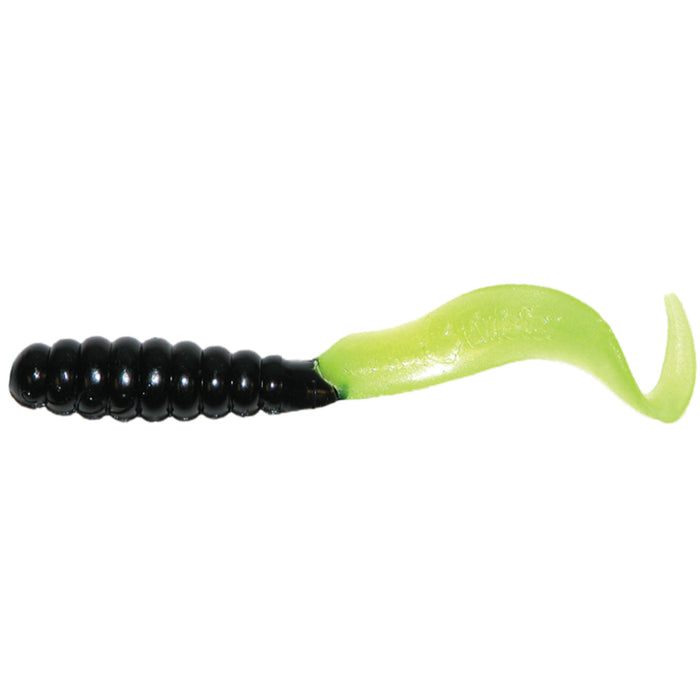 Black Chart Tail Mister Twister 4" & 6" Twister Grub