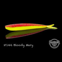 Bloody Mary Lunker City Fin-S Fish 4" Minnow