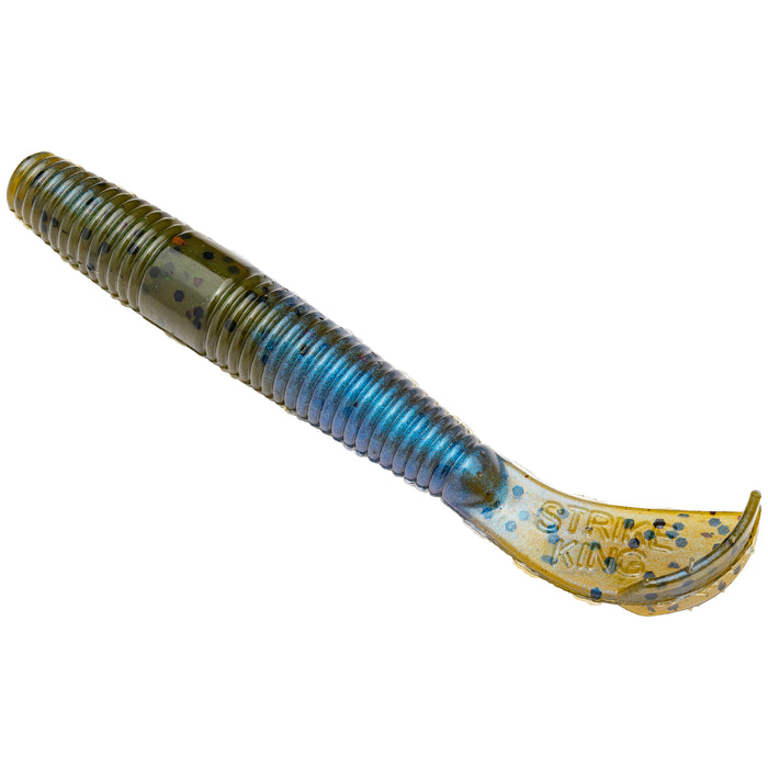 Blue Craw Strike King Rage Ned Cut-R Worm