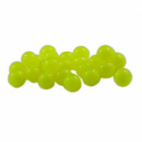Bright Chartreuse Cleardrift Soft Beads for Steelhead Fishing