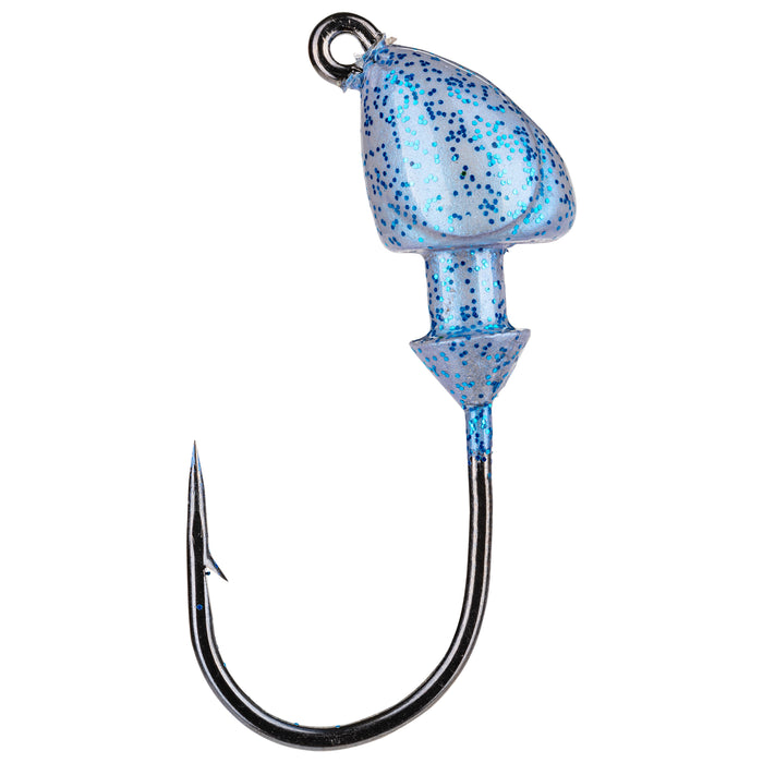 5/16 oz Blue Glimmer Strike King Baby Squadron Swimbait Head