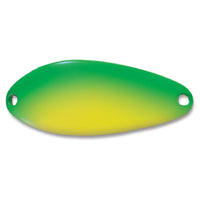 Acme Little Cleo Casting Spoon - Chartreuse Green Stripe