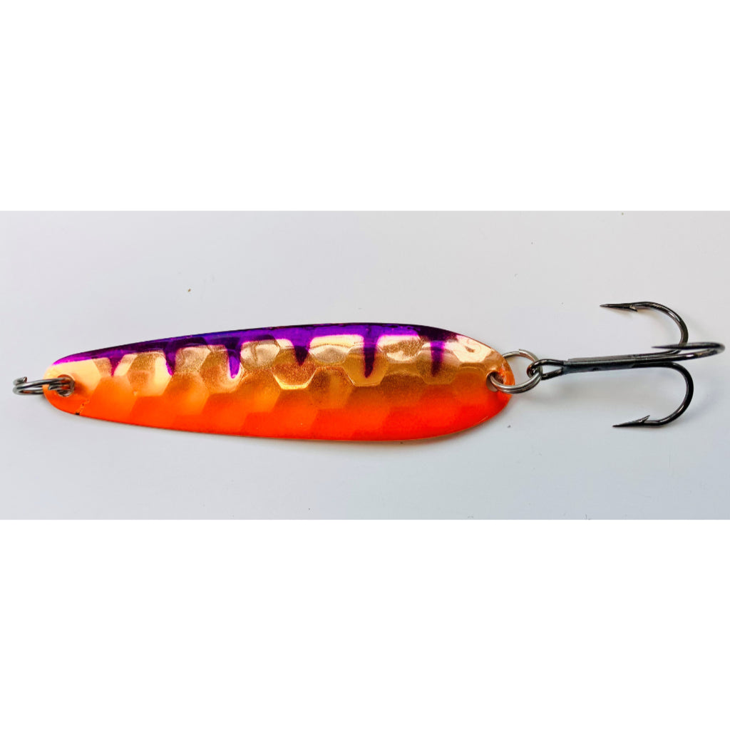 Three Eppinger Rok't IMP Orange/Brown Scale Fishing Spoons 3/4 oz