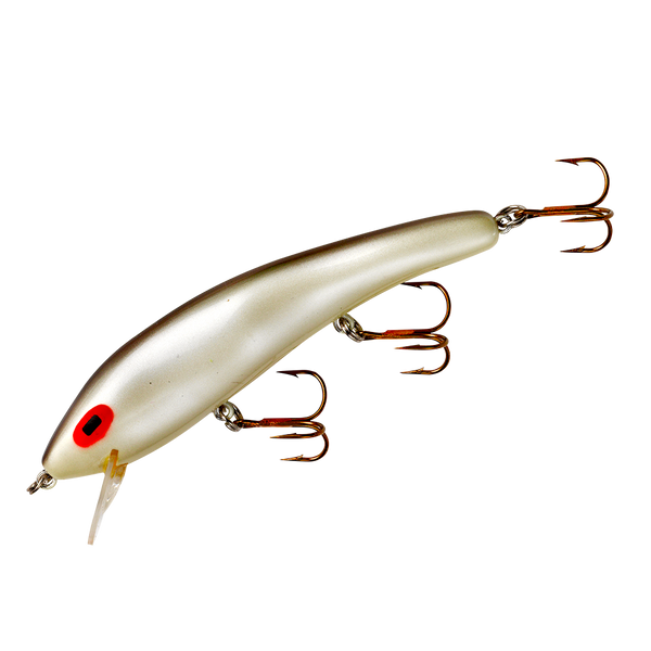 Vintage Cotton Cordell Red Fin, 1/3oz Silver fishing lure #10894