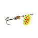Chartreuse Red Dots Mepps Comet Inline Spinner