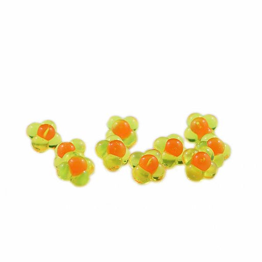 Chartreuse with Orange Centre Cleardrift Embryo Egg Clusters for Steelhead Fishing