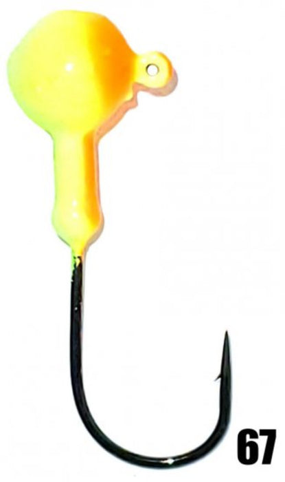 Jig-A-Jo Round Round Head Jigs - 90 Degree Eye