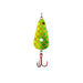 Chartreuse Scale Lindy Glow Ice Fishing Spoon