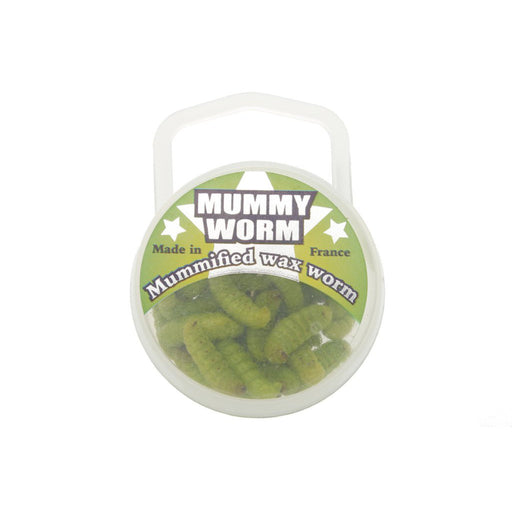 Chartreuse EuroTackle Mummy Worm Ice Fishing Bait