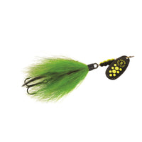 Chartreuse Mepps Black Fury Tandem Bucktail Spinner