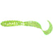 Chartreuse Flake Mister Twister 4" & 6" Twister Grub
