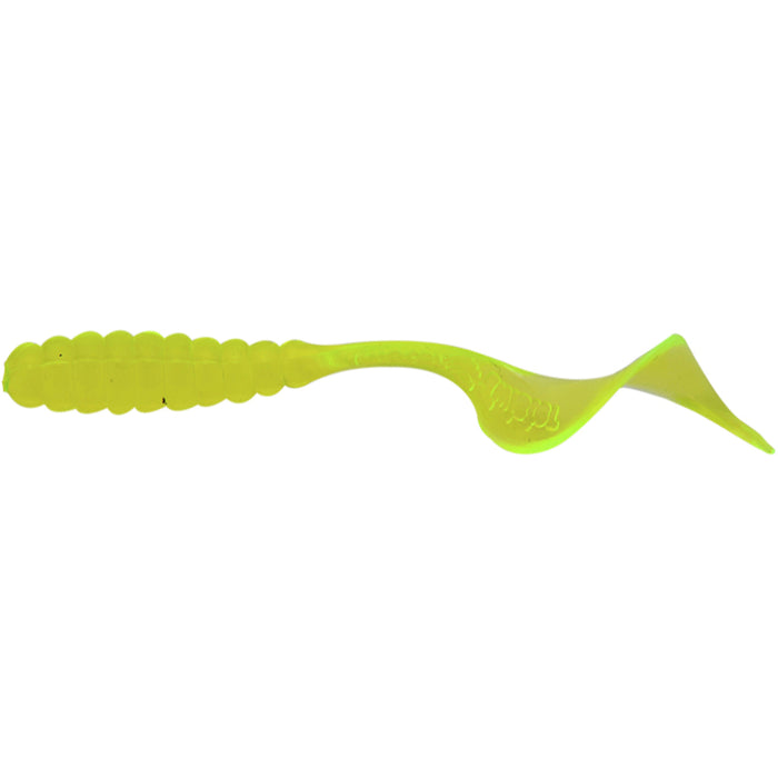 Chartreuse Mister Twister 2" Teenie Grub