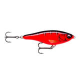 Classic Red and Black Rapala Twitchin' Rap Glide Bait - Pike Lure