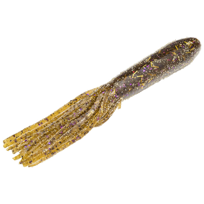 Green Pumpkin Purple Gold Flake Strike King 4.5" Coffee Tube