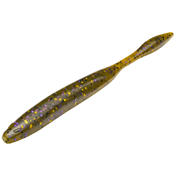 Green Pumpkin Purple Strike King KVD Perfect Plastics 5" Magnum Dream Shot