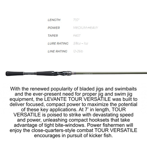Megabass Levante Tour Versatile Casting Rods