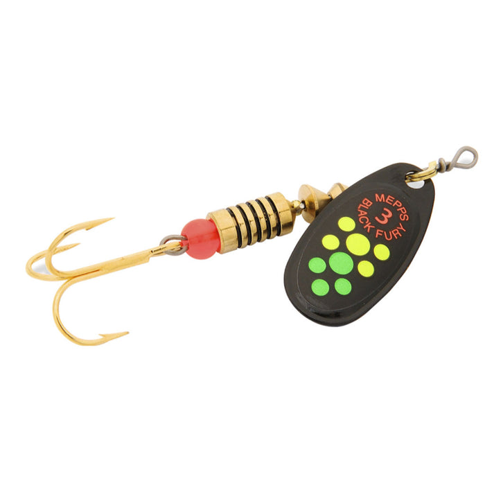 Firetiger Mepps Black Fury Dressed Spinner
