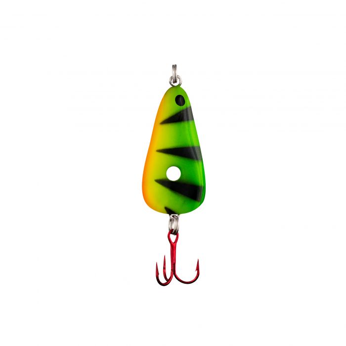 Firetiger Lindy Glow Ice Fishing Spoon