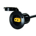 Cannon Flush Mount Power Port Downrigger Plug Black 