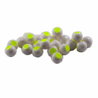Glow Chart White Dot Cleardrift Glow Soft Beads for Steelhead Fishing