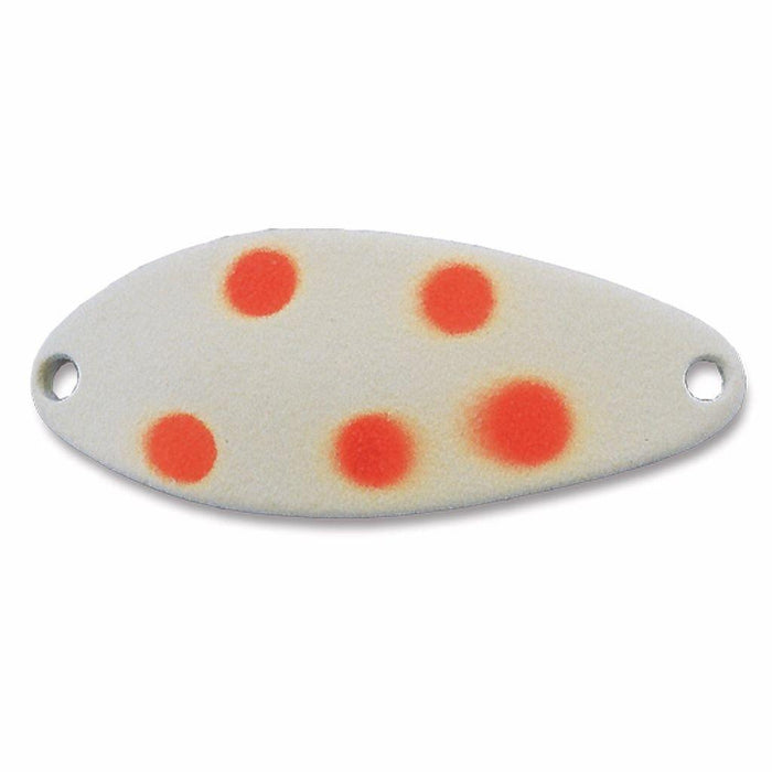 Acme Little Cleo Glow Casting Spoon - Glow Fluorescent Orange Dot 