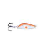 Glow Orange Williams Ridge Back Fishing Spoon