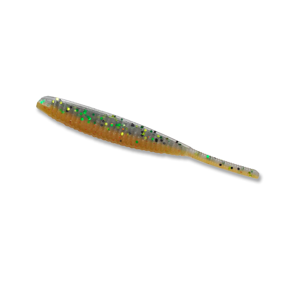 Gary Yamamoto Shad Shape Worm - 3.75 Drop Shot Bait – Natural Sports - The  Fishing Store