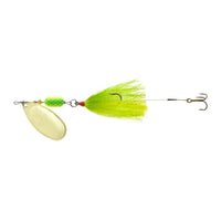 Gold Chartreuse bucktail Mepps Trolling Rig Inline Spinner