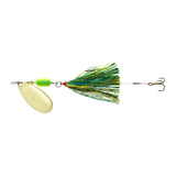 Gold Chartreuse Tinsel Mepps Trolling Rig Inline Spinner