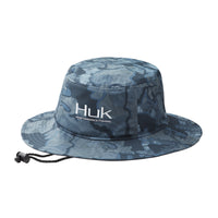 PEI Huk Current Camo Bucket Fishing Hat