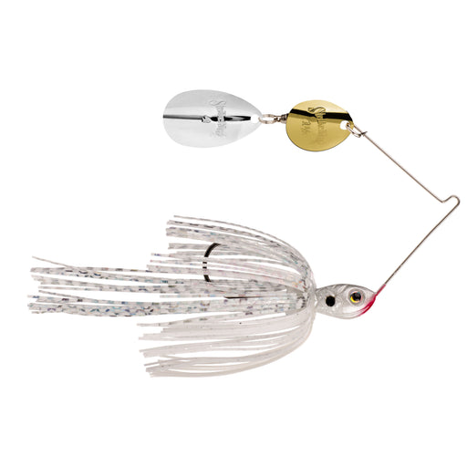 White Strike King Lil Mr. Money Spinnerbait