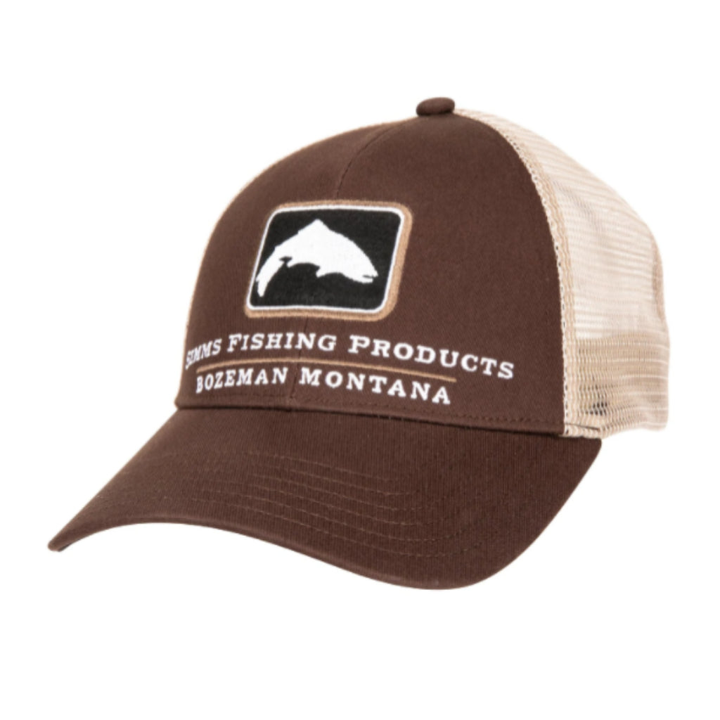Simms Trout Icon Trucker Fishing Hat – Natural Sports - The Fishing