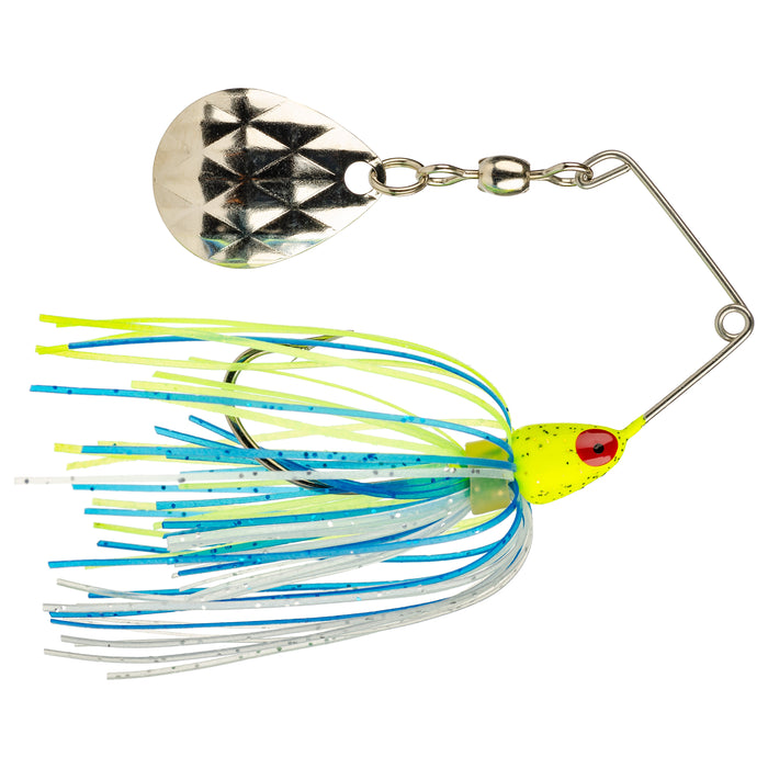 Chartreuse Blue Silver Strike King Mini-King Spinnerbait