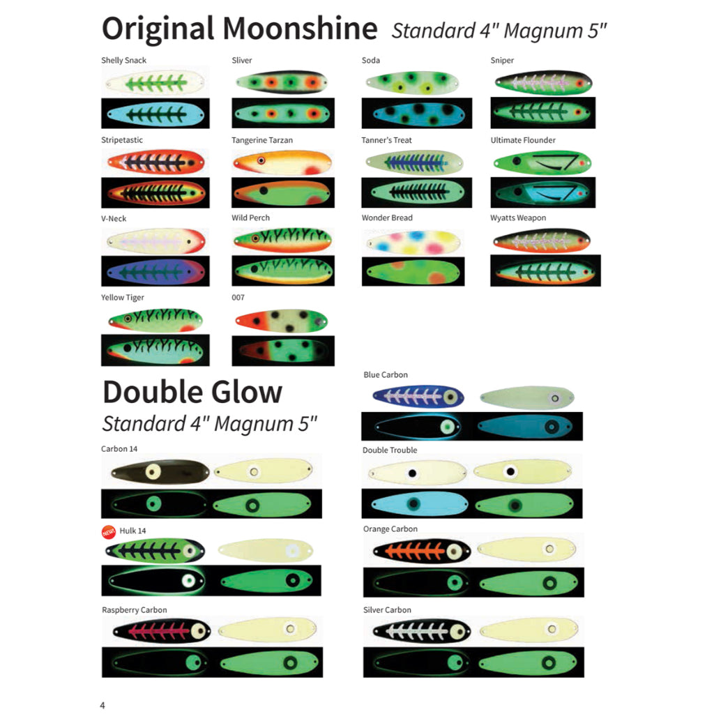 Moonshine MAGNUM Spoon - Marine General - Trolling Spoons