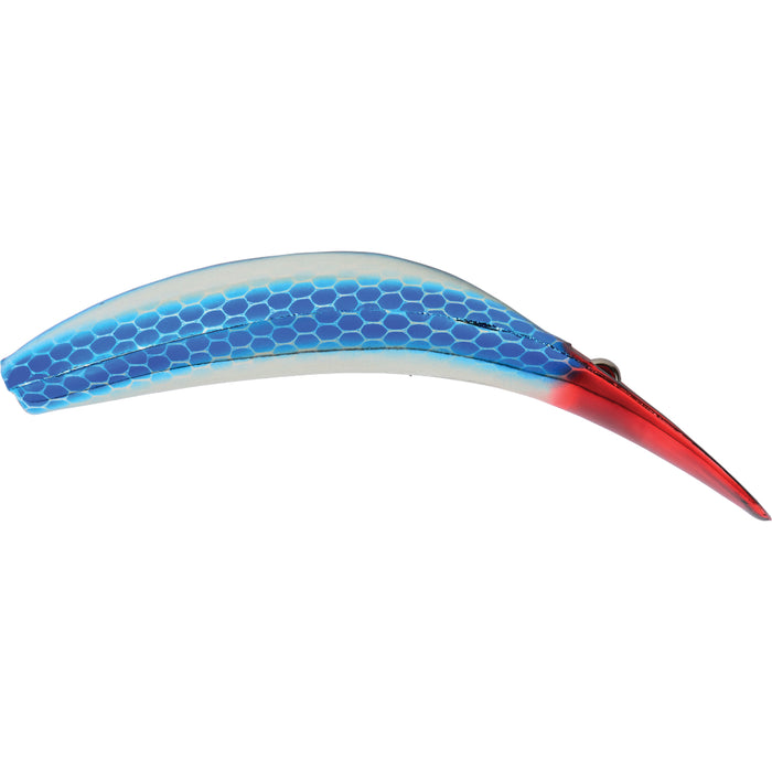 Metallic Silver Blue Pirate Yakima Flatfish Salmon/Steelhead Plug - F-7, X-4, U-20
