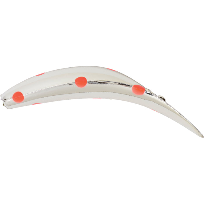 Metallic Silver Clown Yakima Flatfish Salmon/Steelhead Plug - F-7, X-4, U-20
